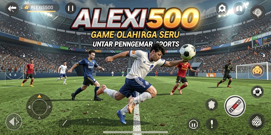 Screenshot gameplay ALEXIS500 menampilkan aksi seru dalam permainan olahraga.