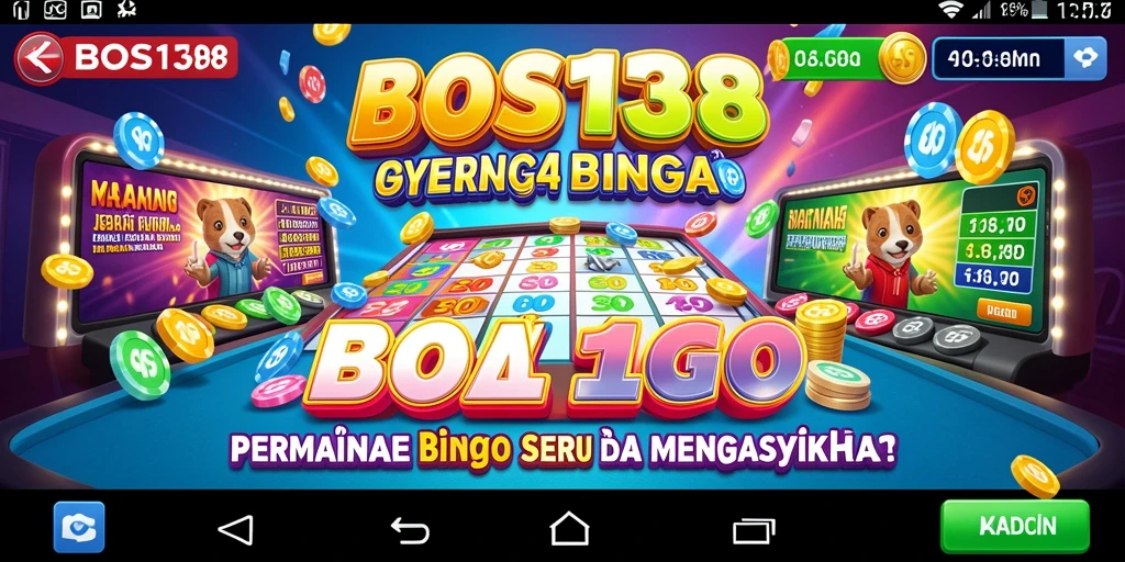 Tampilan menarik dari gameplay Bingo di BOS138.
