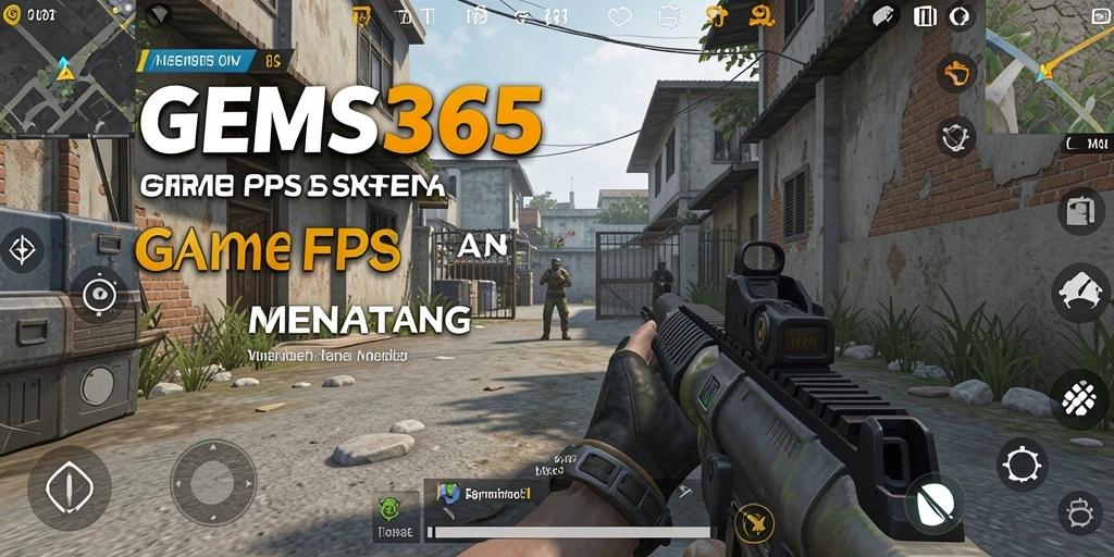 Tampilan gameplay mendebarkan di GEMS365 dengan aksi pertempuran intens.