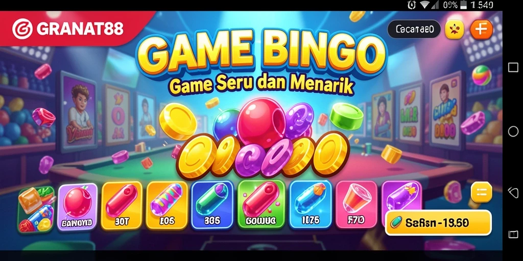 Tampilan gameplay Bingo yang menarik di GRANAT88.