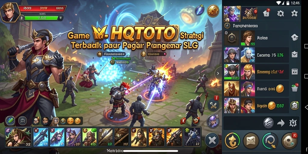 Tampilan gameplay HQTOTO yang seru dan mendebarkan.