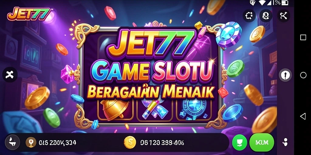 Tampilan menawan dari gameplay JET77 yang menampilkan slot yang menarik.