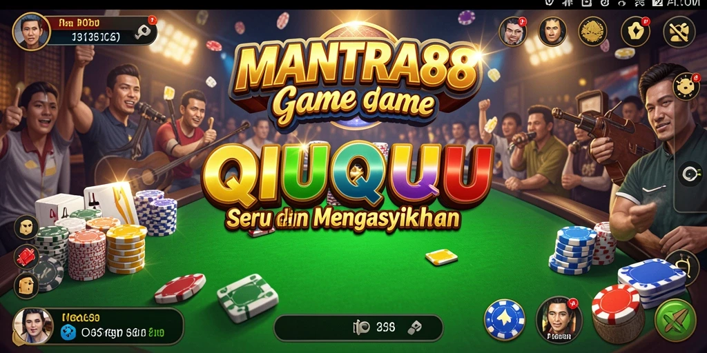 Tampilan screenshot gameplay seru permainan QiuQiu di MANTRA88.