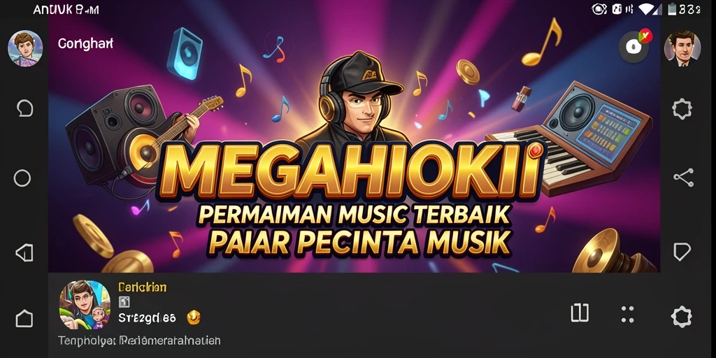 Tampilan gameplay MEGAHOKI yang mengasyikkan dan interaktif.