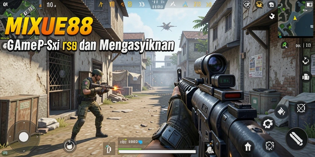 Tampilan gameplay seru dan intens dalam MIXUE88.