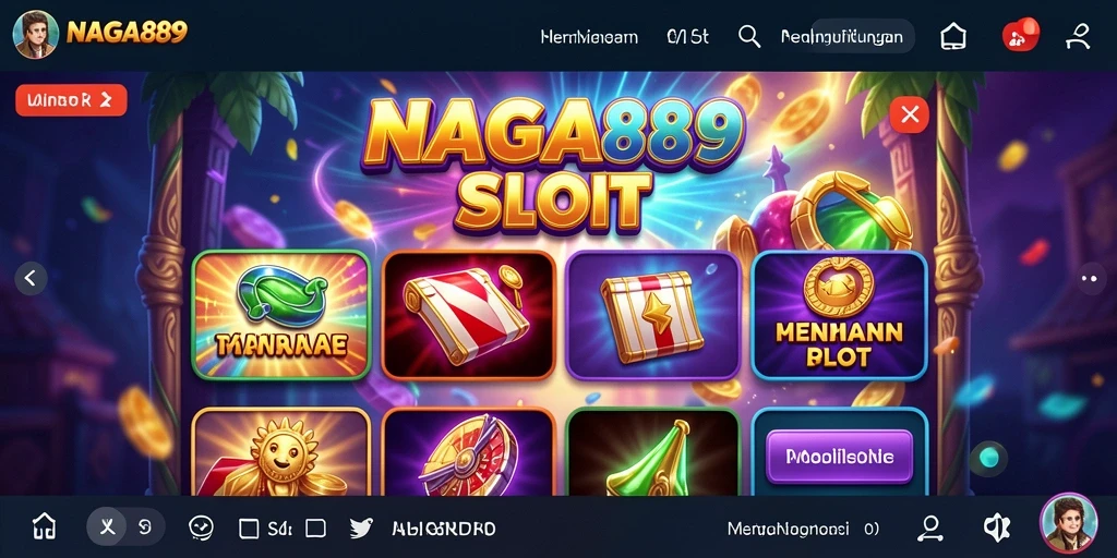 Screenshot gameplay NAGA889 menunjukkan keseruan bermain Slot.