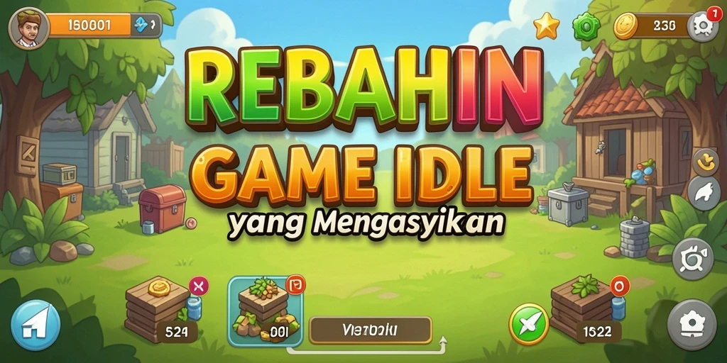 Tampilan gameplay REBAHIN yang menarik dan santai.
