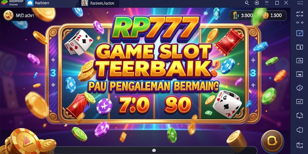 Tampilan menarik gameplay Slot di RP777 yang seru dan penuh warna.