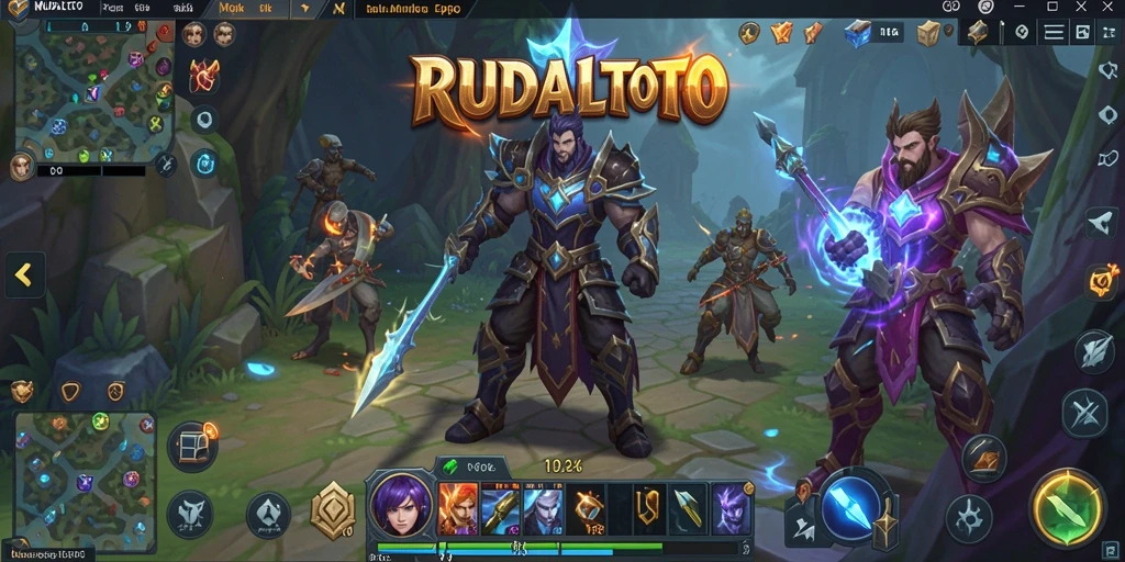 Tampilan gameplay seru dalam dunia petualangan MMORPG.