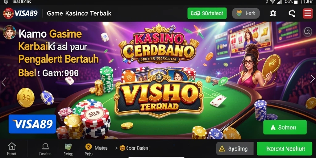 Tampilan gameplay Kasino yang menawan dan mendebarkan.