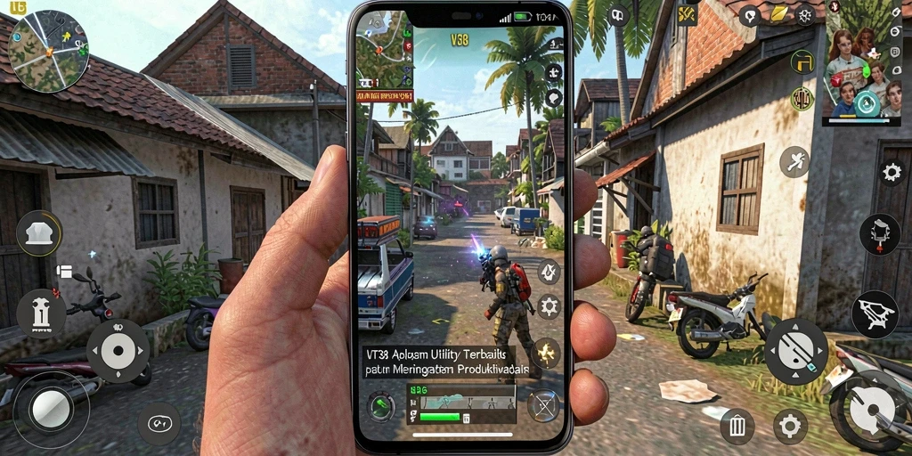 Screenshot utama VT38 menampilkan antarmuka aplikasi Utility yang atraktif.