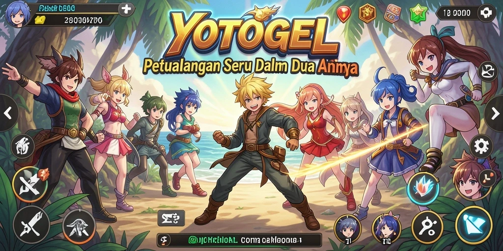 Gameplay seru dan interaksi karakter anime yang menarik.